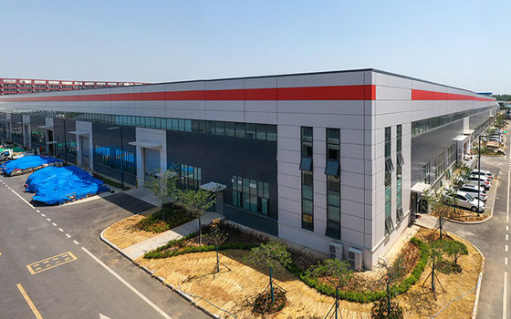 Período de construcción corto Edificio de estructura de acero para la venta Almacén prefabricado