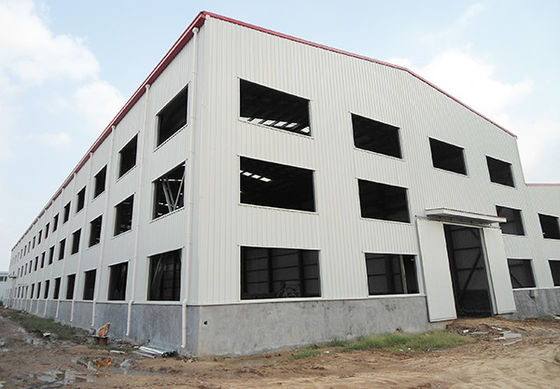 Construcción corta Edificios de acero general pintados galvanizados