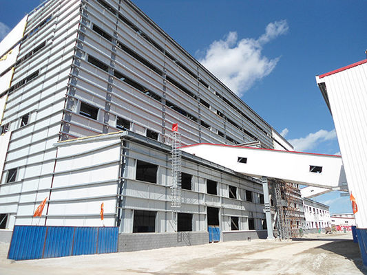 Construcción de estructuras de acero personalizables Edificios de estructura de acero para talleres de almacenes
