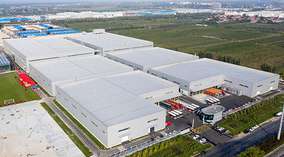 Construcciones agrícolas metálicas de acero flexible Estructura prefabricada de acero Almacén