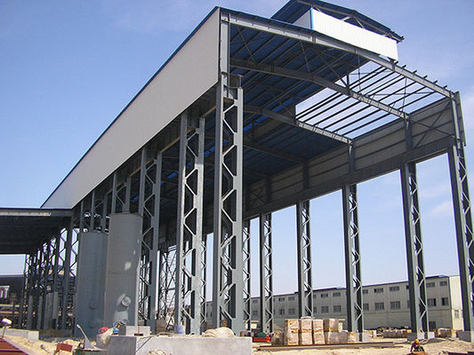 Construcciones de metal personalizadas resistentes a la oxidación Estructura prefabricada de acero al carbono ISO9001