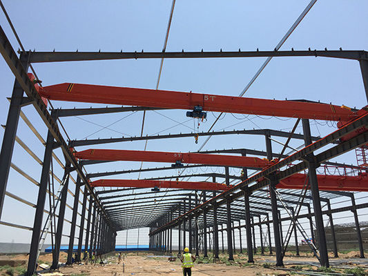 Q235 Q355B Fábrica de estructuras de acero para talleres de almacén