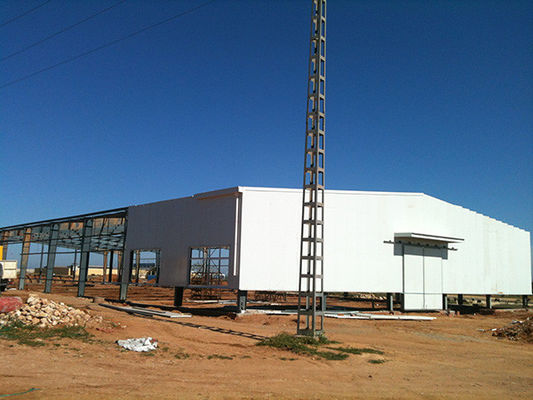 Edificios de acero prefabricados con tubos Q235 Q355 Galvanizado Pintado