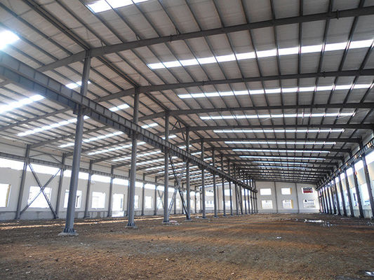 Uso industrial GB Taller de estructura de acero estándar H Columna y viga de acero
