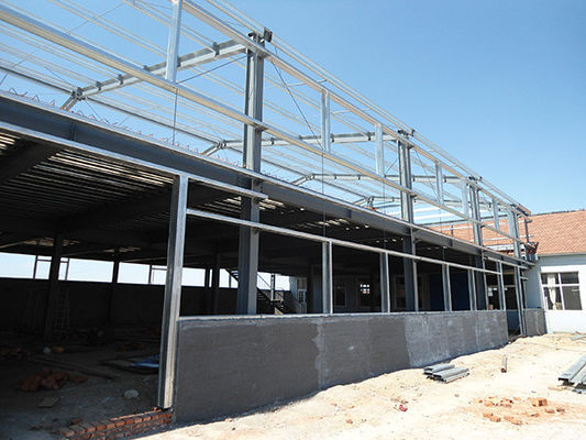 Estructura prefabricada de acero Almacén de fábrica Edificio de personalización Tamaño