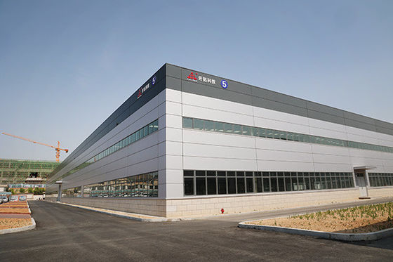 Edificio de estructura de acero instalado rápidamente para taller industrial con almacén