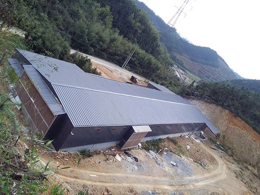 Estructura de acero personalizada Casa de aves pintada Certificado ISO9001