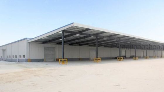 Portal ligero marco de estructura de acero Taller con varios span