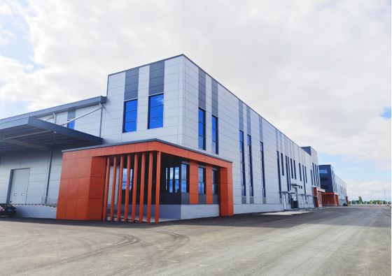 Construcción prefabricada de estructuras de acero Edificios de almacenamiento de ingeniería